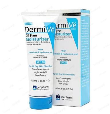 Dermive Oil Free Moisturizer SPF 20 for All Skin Types