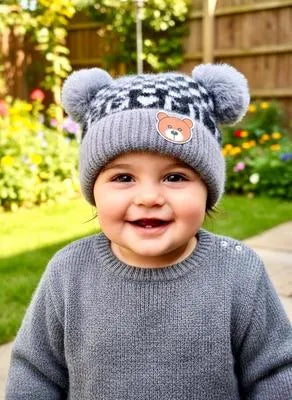 Stylish Wool Cap - 1 Pc for Boys, Girls, and Kids