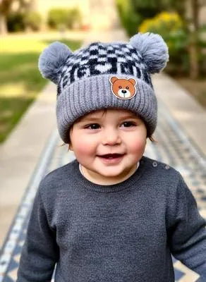 Stylish Wool Cap - 1 Pc for Boys, Girls, and Kids