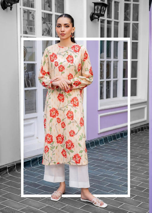 Women's Unstitched Printed Kurti