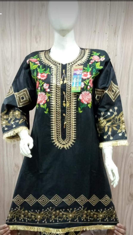 Women's Stitched Embroidered Kurta