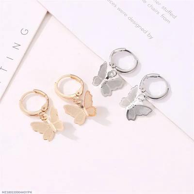 (pack of 2 )Butterfly Design Earrings