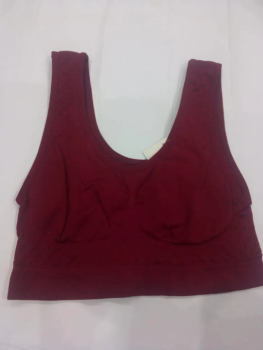 Spandex Plain Light Weight Sports Bra