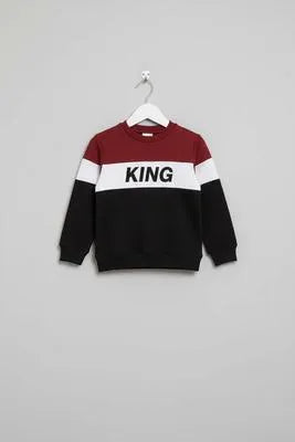 2 Pcs Boys and Girl's Fleece Printed Tracksuit