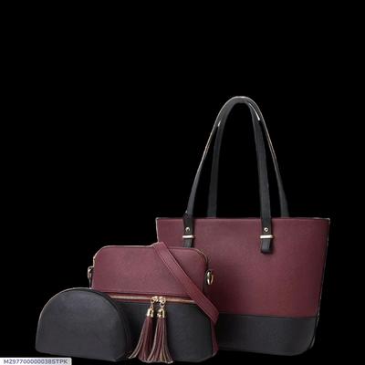 Women's PU Leather Textured Hand Bag