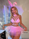 Bunny-Themed Fantasy Costume Lingerie Set