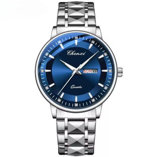 Luxury Stainless Steel Skeleton Watch