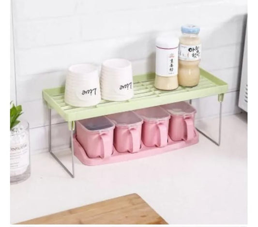 Folding Stack up shelf for spice jars