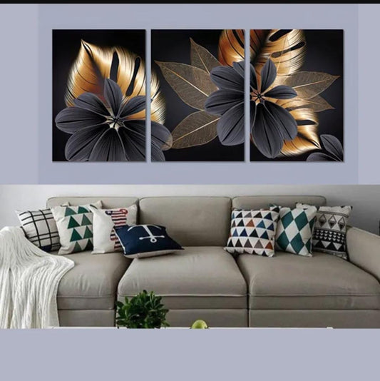 Luxury Floral Wall Art Set