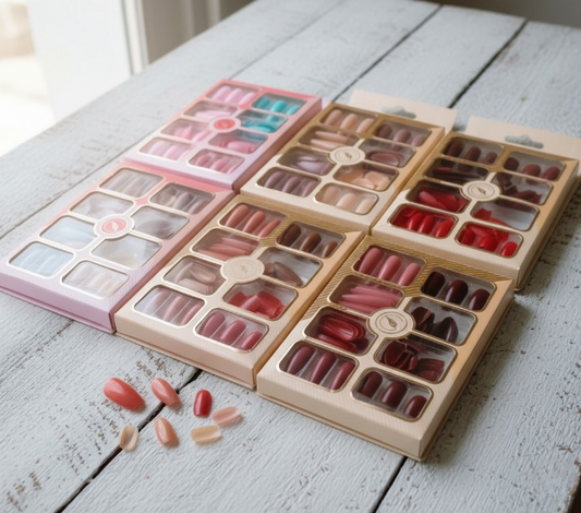96 Pcs Fake Nails Set