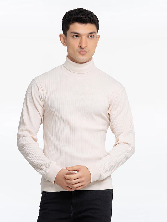 Men's Off White High Neck